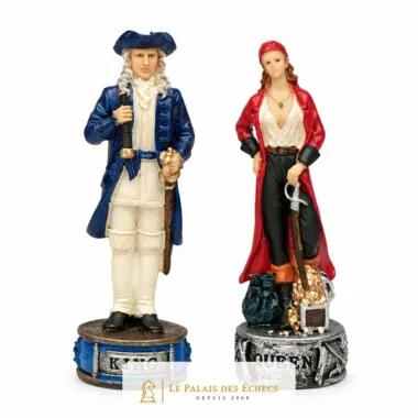 Król i hetman piratów, oficer i kapitan uzbrojony w szablę