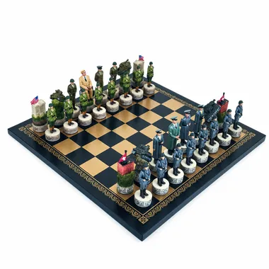 Zestaw szachowy II Wojna Światowa - Roosevelt vs Hitler