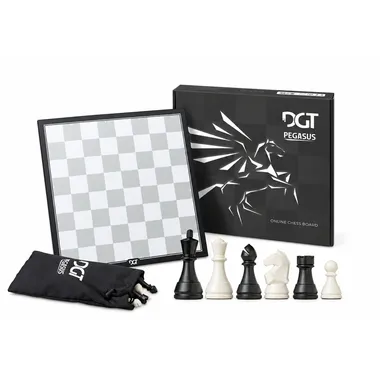 Elektroniczny zestaw szachowy DGT Pegasus z kasetą, figurami i pokrowcem