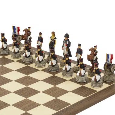 Figury szachowe armii francuskiej, Napoleon i jego wojsko na szachownicy