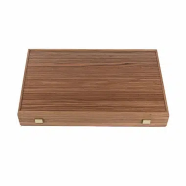 Eleganckie drewniane etui ochronne na zestaw do backgammona - Le Palais Des Echecs
