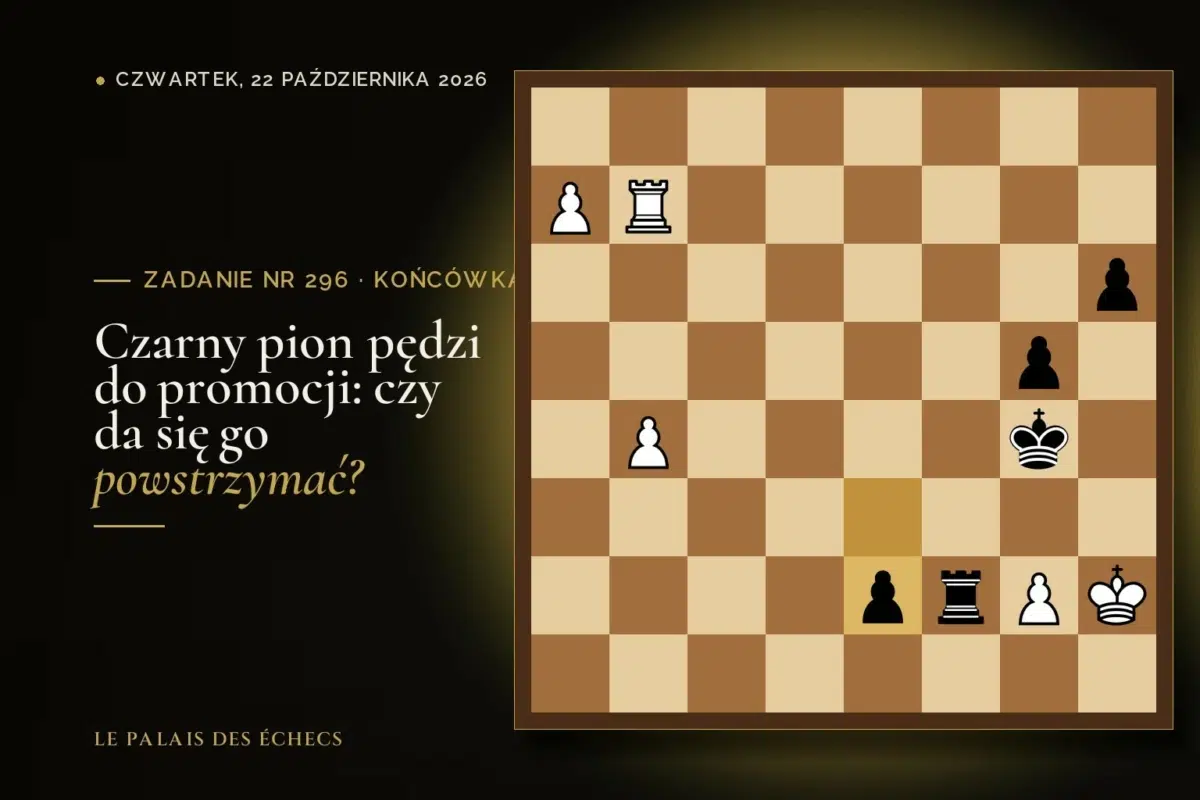 Pozycja zadania szachowego nr 296: Białe zaczynają i wygrywają
